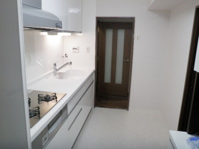 キッチン 床 クッションフロア CF 張替え