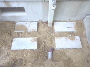 シンクを載せる土台