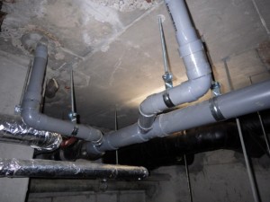 塩ビ交換後 アフター 交換 塩ビ製 排水管 引き換え 神戸市 トラブラン