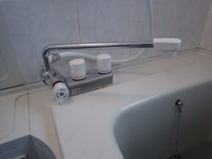 浴室水栓 交換工事 KVK 浴室  神戸市 トラブラン