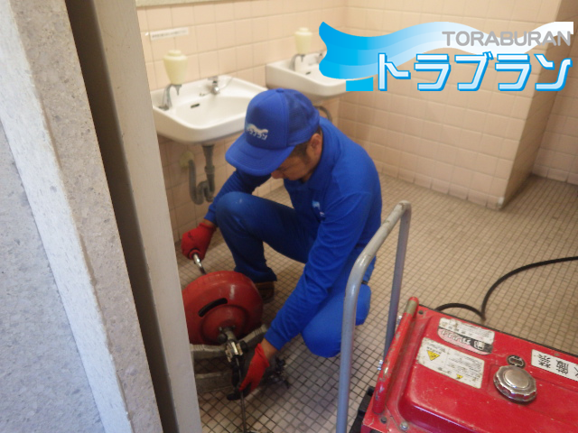 排水管　高圧洗浄　定期清掃　工事　施工