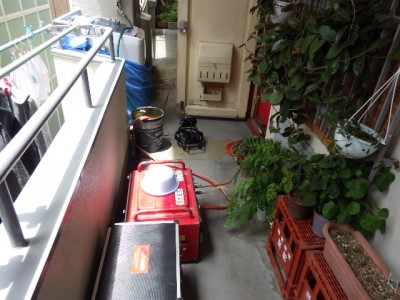 高圧洗浄機 マンション 3階 トイレ洗浄 トラブラン