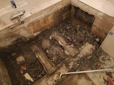 浴槽撤去 ホテル浴槽 リフォーム 神戸市 トラブラン