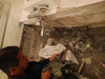 浴槽撤去 取り壊し 浴室リフォーム　ホテル　神戸市