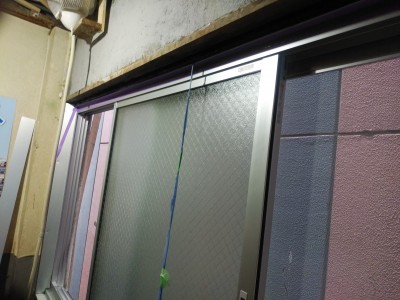 窓の取替え 完成 カバー工法 網入り型窓 トラブラン 神戸