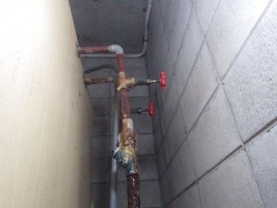 受水槽タンク 給水管 交換 取り替え工事 トラブラン 神戸市
