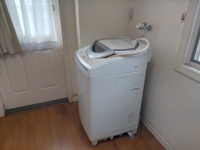 洗濯水栓取替 洗濯蛇口交換 神戸市 白川台 ドラム式洗濯機 トラブラン