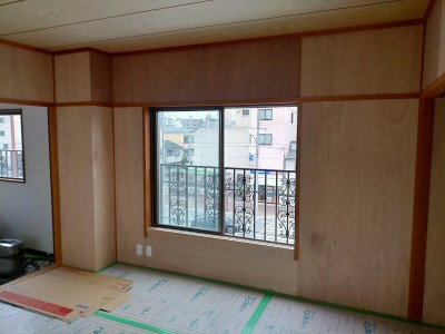 マンション 内装工事 リフォーム 作業中 神戸市 トラブラン