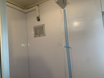 タイル浴室 壁 パネル工法 リフォーム中 神戸市 トラブラン 