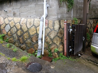 現場調査 水漏れ コンクリート桝 交換工事 神戸市 トラブラン