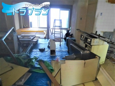 キッチン マンション 解体 交換 リフォーム 神戸市 トラブラン