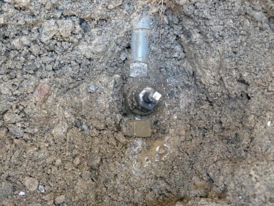 漏水 滲み 止水栓交換工事 元栓 取替え 神戸市 トラブラン