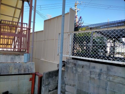 塀の撤去 戸建て 庭 フェンス 目隠しフェンス 神戸市 トラブラン