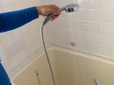 浴室 水圧 弱い マンション  お風呂 シャワー 改善 加圧ポンプ 神戸市 トラブラン