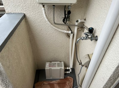 家庭用 加圧ポンプ マンション 給湯器 ポリブデン管 神戸市 トラブラン