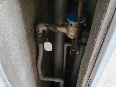 水道メーター 現場調査 水圧 マンション 加圧ポンプ 神戸市 トラブラン