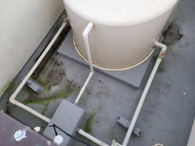 受水槽 配管 現場調査 水圧 マンション 加圧ポンプ 神戸市 トラブラン
