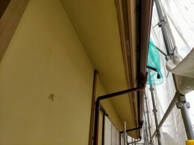 外壁塗装 付帯部 雨樋 幕板 破風 鼻隠し 軒天 J17-40H 神戸市 トラブラン
