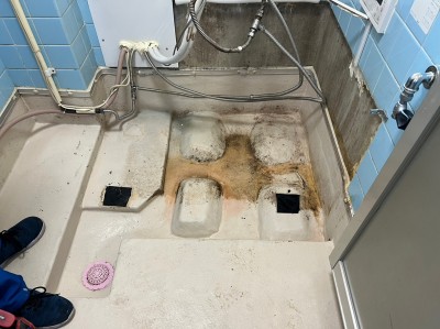 浴槽撤去 浴室リフォーム 賃貸 防水工事 神戸市 トラブラン 葛原設備工業