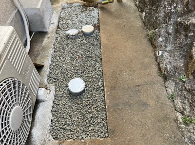 コンクリート桝から塩ビ桝へ取替え 交換 モルタル仕上げ 神戸市 トラブラン