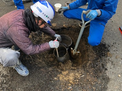バルブボックス 止水栓 吸引作業 漏水 交換工事 神戸市 トラブララン