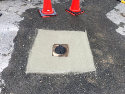 コンクリート仕上げ 乾燥 止水栓バルブの交換 漏水 神戸市 トラブラン