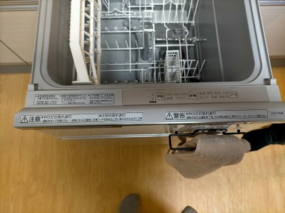 交換前 食洗器 ナショナル Panasonic S51EW1 交換工事 神戸市 トラブラン
