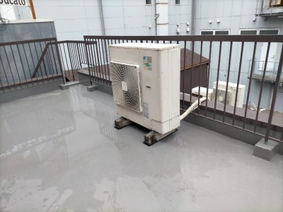 業務用エアコン 室外機 室外機清掃 高圧洗浄 神戸市 トラブラン