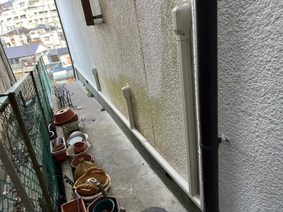 漏水 給水管引替え工事 戸建て 保護化粧カバー リフォーム 神戸市 トラブラン
