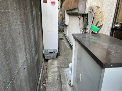 検針指摘 漏水調査 原因 戸建て 老朽化 給水管引替え工事 神戸市 トラブラン