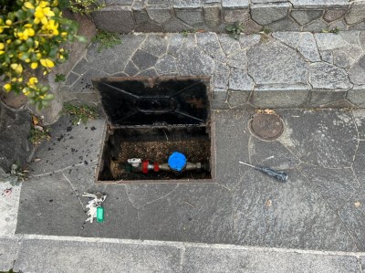 天井 漏水 給湯管 漏れ キッチン 交換 現場調査 戸建て 神戸市 トラブラン 