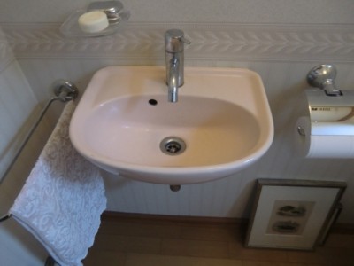 手洗器 排水管 交換工事 トイレ Pトラップ 漏水 劣化 神戸市 トラブラン