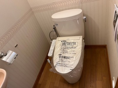 TOTO ピュアレスト EX 密結タンク リモデル リフォーム 神戸市 トラブラン