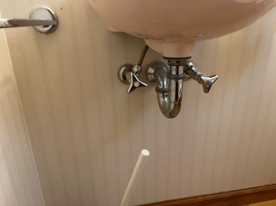 手洗器 排水管 交換工事 トイレ Pトラップ 漏水 劣化 神戸市 トラブラン