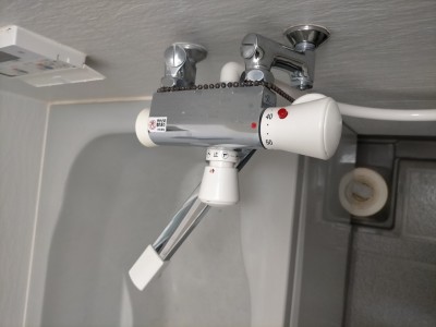 浴室水栓 交換工事 水栓 シャワー リフォーム神戸市 トラブラン