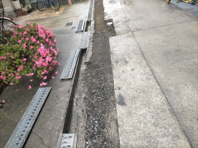 埋戻し作業 私道 排水管 引替え工事 戸建て マンション 神戸市 トラブラン 