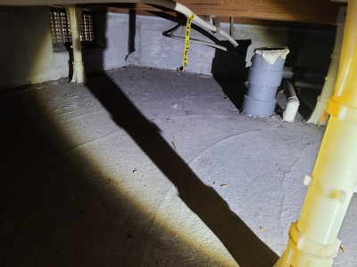 排水管 現場調査 キッチン下 床下確認 引替え工事 神戸市 トラブラン