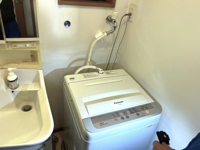 洗濯機 給水管 交換 既存 水栓 取替え 給水栓プラグ 止水  神戸市 トラブラン