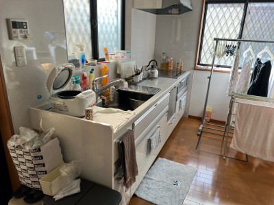 漏水音聴棒 調査 漏水 原因 給水管引換え工事 キッチン 水栓 神戸市 トラブラン
