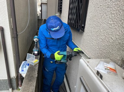 配管カバー 化粧カバー 給水管用 設置 保護 給水管 神戸市 トラブラン
