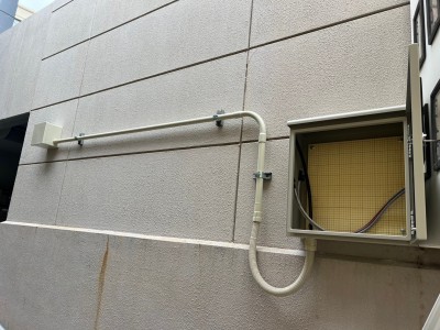 店内改装 店舗 内装 電気工事 ブレーカーボックス 設備 神戸市 トラブラン