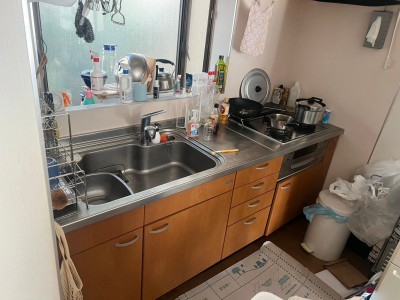 キッチン 給湯器 漏水 交換工事 給湯管 引き込み工事 神戸市 トラブラン