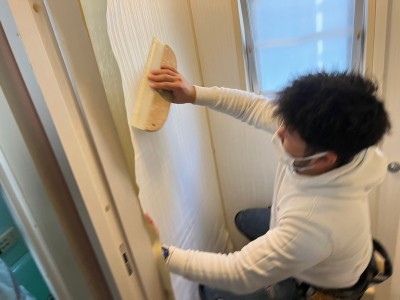 トイレの壁紙貼替え トイレリフォーム 交換工事 取替え 神戸市 トラブラン トイレの壁紙貼替え トイレリフォーム 交換工事 取替え 神戸市 トラブラン