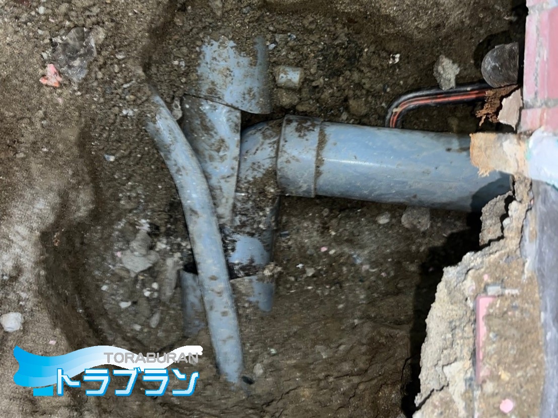 トイレ 排水管 桝 異臭 詰り 取替工事 リフォーム 葛原設備工業 神戸市 トラブラン トイレ 排水管 桝 異臭 詰り 取替工事 リフォーム 葛原設備工業 神戸市 トラブラン