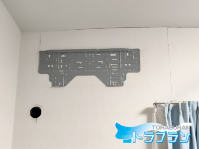 エアコン 重み 壁紙 剥離 補強工事 部屋 トラブル 神戸市 トラブラン 