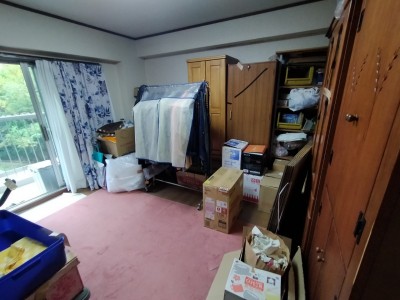 収納リフォーム クローゼット プチリフォーム 施工前 神戸市 トラブラン