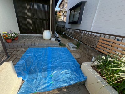 雨水桝 雨水管 交換工事 コンクリート桝 神戸市 トラブラン