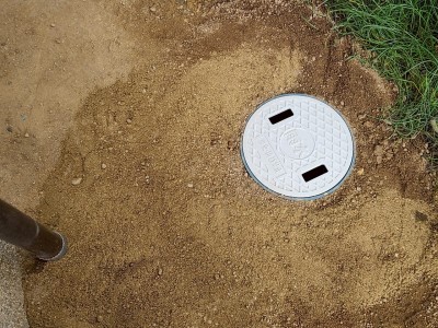 排水桝 交換工事 塩ビ桝 劣化 漏水 雨水桝 木の根 取替え 神戸市 トラブラン