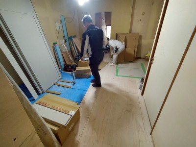 浴室 リフォーム ユニットバス 部材 搬入作業 助成 神戸市 トラブラン