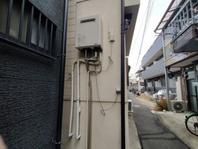 戸建て リフォーム 給湯器 浴室  在来風呂 ユニット 神戸市 トラブラン